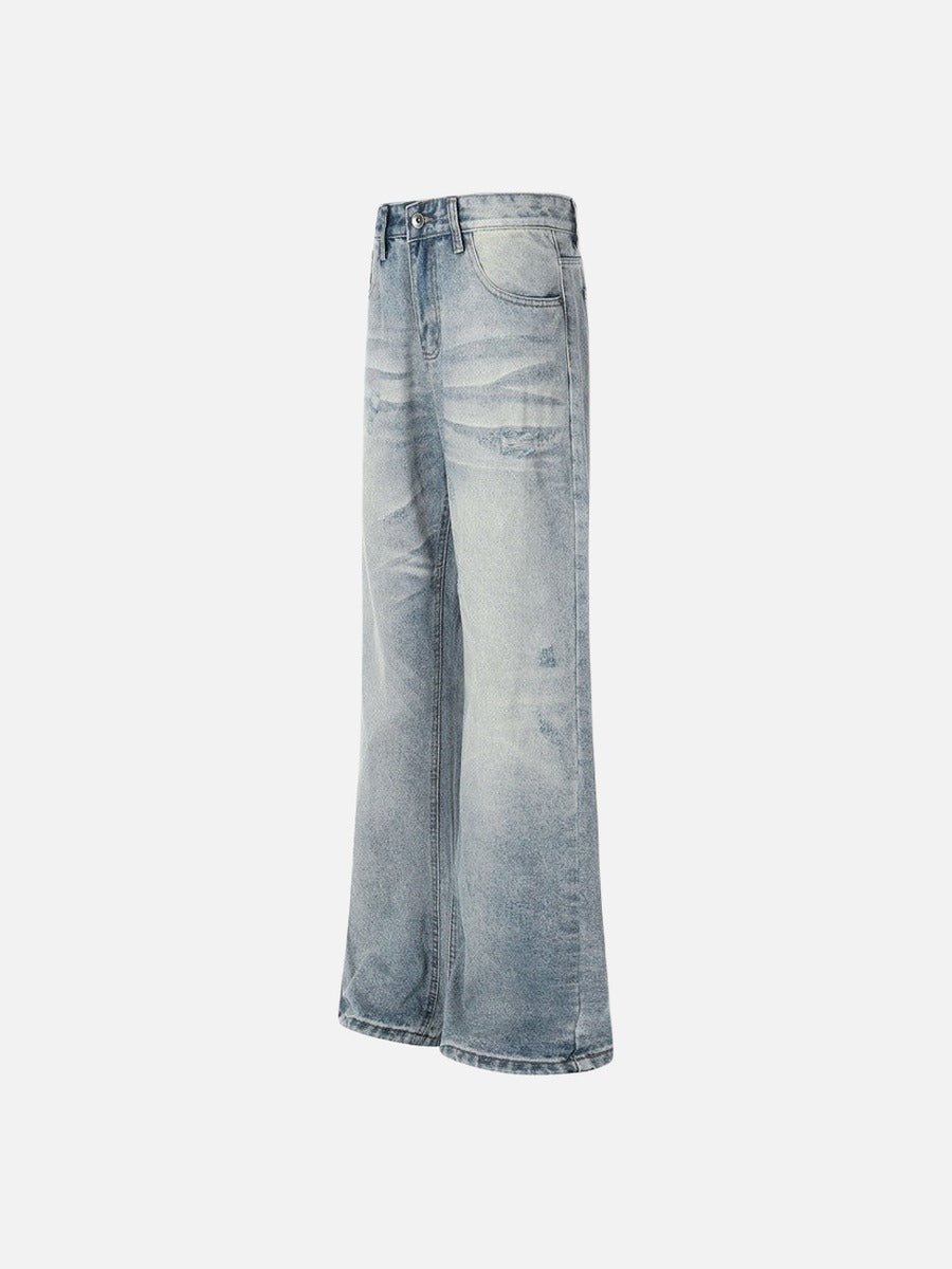 DAXUEN Light blue wide-leg denim jeans