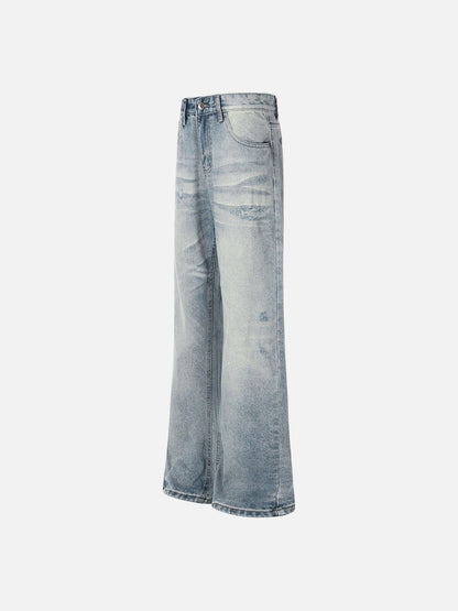 DAXUEN Light blue wide-leg denim jeans
