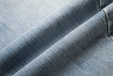 DAXUEN light blue oversized wide-leg denim jeans with heart stitching