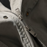 DAXUEN light grey hooded bomber jacket