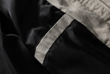 DAXUEN light grey hooded bomber jacket