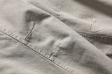 DAXUEN light grey hooded bomber jacket
