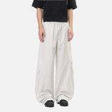 DAXUEN Light grey loose-fit wide-leg pants