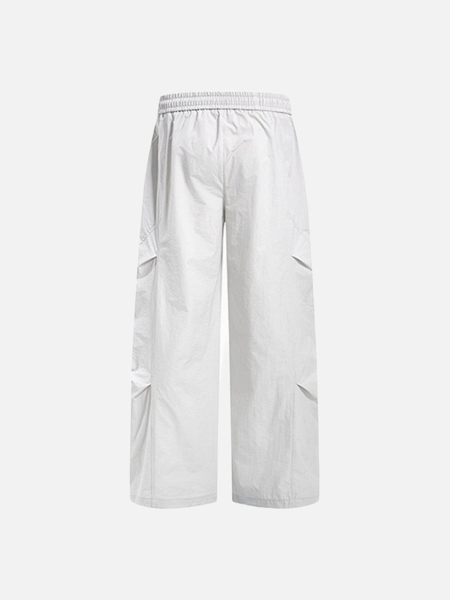 DAXUEN Light grey loose-fit wide-leg pants