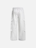 DAXUEN Light grey loose-fit wide-leg pants