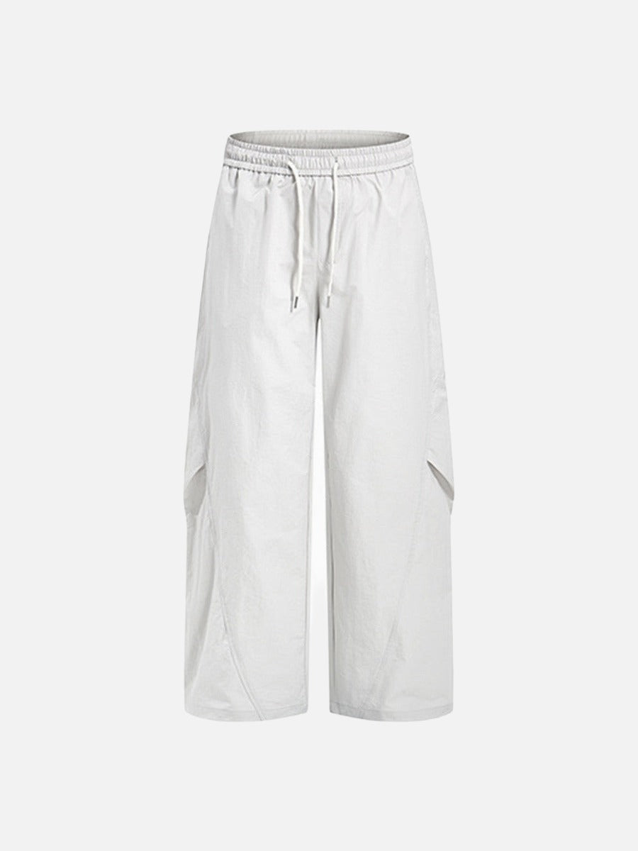 DAXUEN Light grey loose-fit wide-leg pants