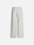 DAXUEN light grey marl wide-leg fleece sweatpants
