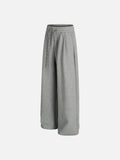 DAXUEN light grey marl wide-leg fleece sweatpants