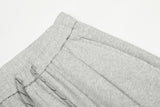 DAXUEN light grey marl wide-leg fleece sweatpants