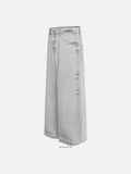 DAXUEN Light grey wide-leg denim jeans