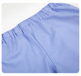 DAXUEN light grey wide-leg pinstripe culottes