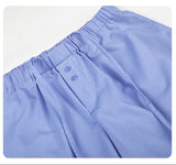 DAXUEN light grey wide-leg pinstripe culottes