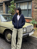 Light Olive Wide-Leg Cargo Pants