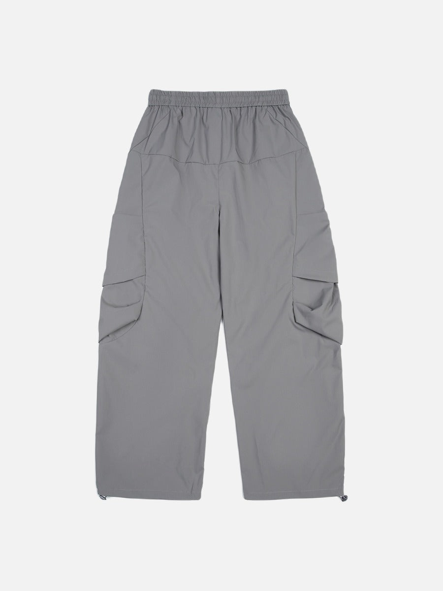 DAXUEN light purple wide-leg cargo pants