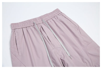 DAXUEN light purple wide-leg cargo pants