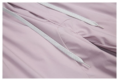 DAXUEN light purple wide-leg cargo pants