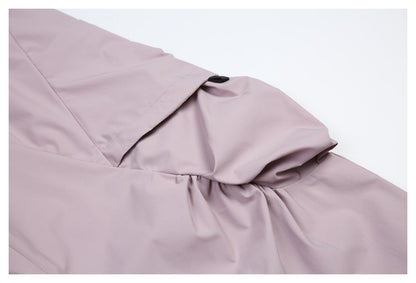 DAXUEN light purple wide-leg cargo pants