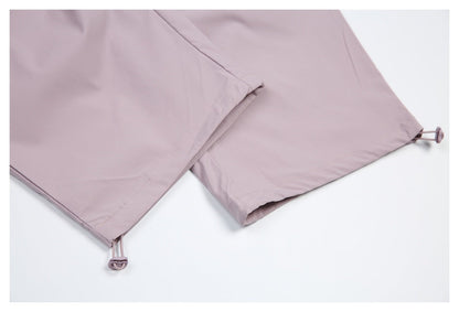 DAXUEN light purple wide-leg cargo pants