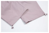 DAXUEN light purple wide-leg cargo pants