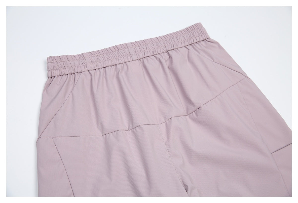 DAXUEN light purple wide-leg cargo pants