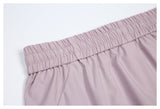 DAXUEN light purple wide-leg cargo pants