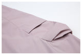 DAXUEN light purple wide-leg cargo pants