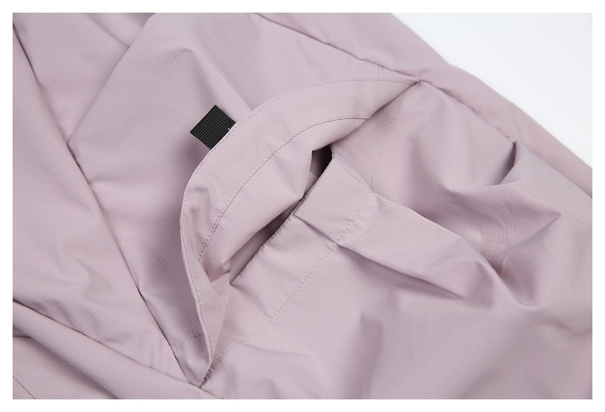 DAXUEN light purple wide-leg cargo pants