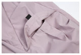 DAXUEN light purple wide-leg cargo pants