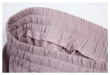 DAXUEN light purple wide-leg cargo pants