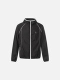 DAXUEN Lightweight hooded jacket in grey and black