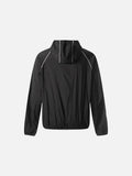 DAXUEN Lightweight hooded jacket in grey and black