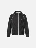 DAXUEN Lightweight hooded jacket in grey and black