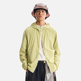 DAXUEN Lightweight hooded full-zip windbreaker jacket