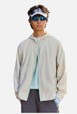 DAXUEN Lightweight hooded full-zip windbreaker jacket