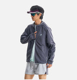 DAXUEN Lightweight hooded full-zip windbreaker jacket