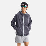 DAXUEN Lightweight hooded full-zip windbreaker jacket