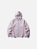 DAXUEN Lightweight hooded full-zip windbreaker jacket