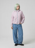 DAXUEN Lightweight hooded full-zip windbreaker jacket — model photo