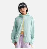 DAXUEN Lightweight hooded full-zip windbreaker jacket