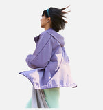 DAXUEN Lightweight hooded full-zip windbreaker jacket