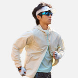 DAXUEN Lightweight hooded full-zip windbreaker jacket