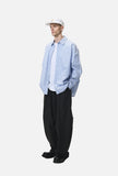 DAXUEN khaki wide-leg drawstring pants