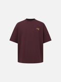 DAXUEN Oversized short-sleeved t-shirt with script graphics