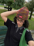 DAXUEN Loose-fitting short-sleeved polo shirt with embroidery — model photo