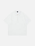 DAXUEN Loose-fitting short sleeve polo shirt