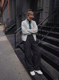 DAXUEN Loose-fit wide-leg cargo pants — model photo