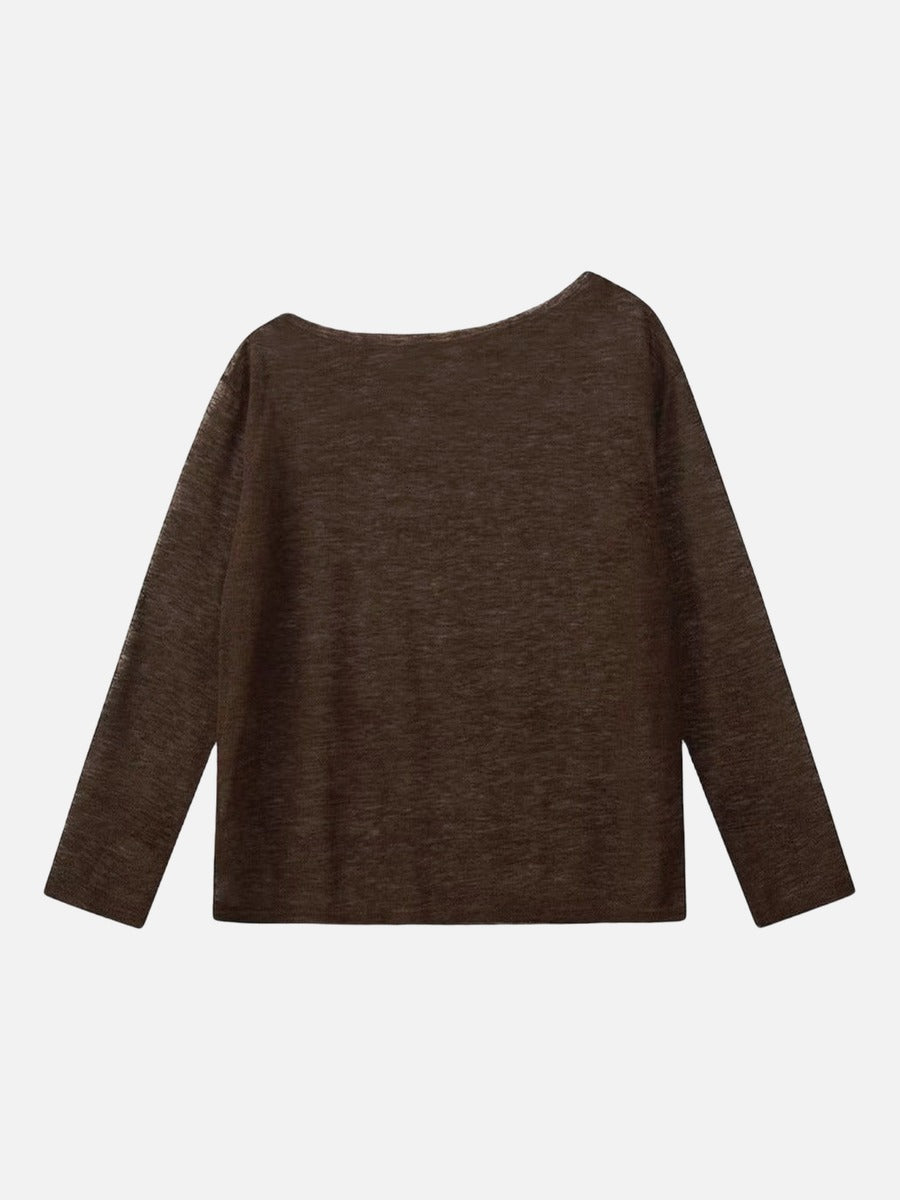 DAXUEN Luxhaven Gothic Cross Long Sleeve Top