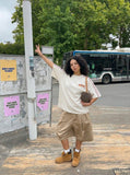 DAXUEN MADE N CHOICE graphic short-sleeve T-shirt — model photo