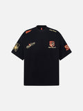 DAXUEN Oversized embroidered t-shirt with graphics