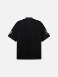 DAXUEN Oversized embroidered t-shirt with graphics